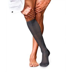 FALKE - No. 10 - Kniekousen - Zacht Katoen - Effen - Voor Heren