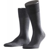 FALKE - No. 9 Pure Fil d Ecosse - Herensokken - Antraciet - Katoenmix