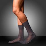 FALKE - No. 10 - Herensokken - Antraciet - Zuivere Egyptische Karnak-Katoen