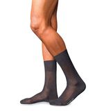FALKE - No. 10 - Herensokken - Antraciet - Zuivere Egyptische Karnak-Katoen