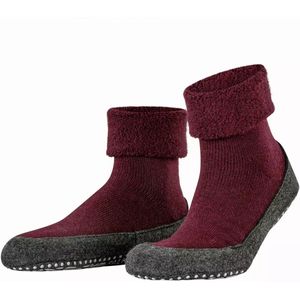 FALKE heren Cosyshoe M Hp wol Noppen op de zool Stopper sokken, Rood Barolo 8596, 43/44 EU