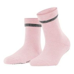 FALKE Dames Cuddle Pads Slippers Sokken Antislip noppen op de zool Beste Grip Dikke Warme Ademende Klimaatregulering Geurremmend Wol 1 paar, Roze (Sakura 8909)
