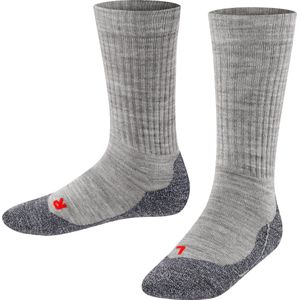 FALKE - Kids Active - Kindersokken - Grijs - Anatomische Pluche Zool - Merinowol