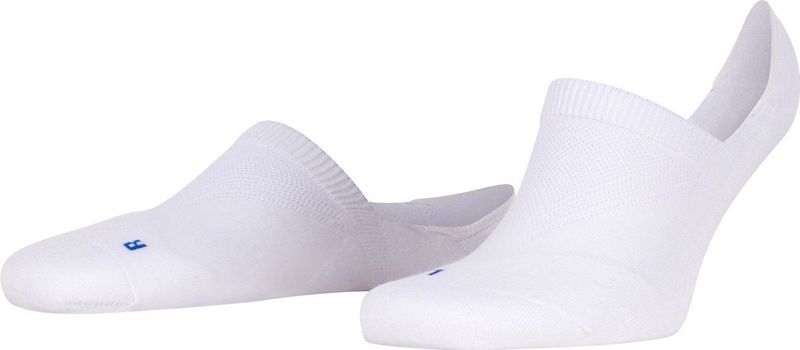 FALKE Cool Kick anatomische pluche zool functioneel garen footies Unisex wit - Maat 46-48