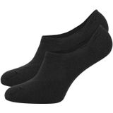 FALKE Cool Kick anatomische pluche zool functioneel garen footies unisex zwart - Maat 37-38