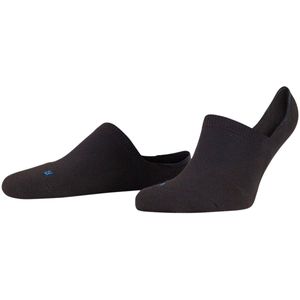 FALKE Cool Kick anatomische pluche zool functioneel garen footies unisex zwart - Maat 44-45