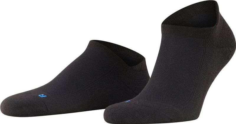 FALKE Cool Kick Trainer Socken Schwarz - Größe 37-38