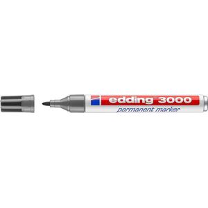 edding 3000 permanent marker rond - Grijs - 1 stuk