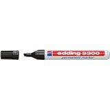 Edding Marker 3300 Permanent Beitelvormig 1-5 Mm Zwart