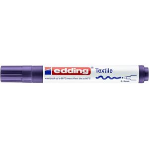 Edding - 4500 - Textielmarker - Violet - 2-3mm Lijn - Bullet Tip