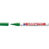 Edding 751 paint marker 4-751004 Lakmarker Groen 1 mm, 2 mm