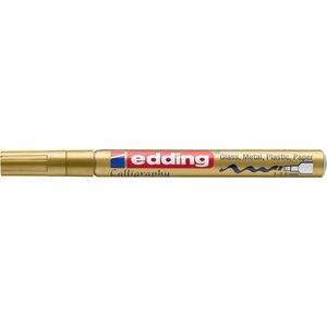 Edding 753 glanslakmarker kalligrafie Goud