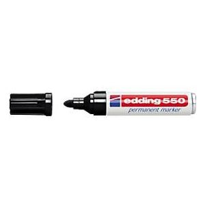 Viltstift edding 550 rond 3-4mm zwart | Omdoos a 10 stuk | 10 stuks