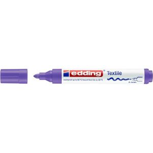 edding 4500 textielmarker - neon-violet - 10 stuks - ronde punt 2-3 mm - Textielstiften wasmachinebestendig (60 C) om op textiel te tekenen - Textielstift