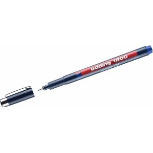 Edding 1800 profipen | fineliner | blauw | 0,35 mm