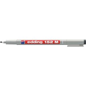 Edding 152M non-permanent marker zwart (1 mm rond)