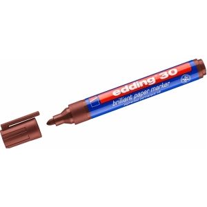 10 x Edding Pigmentmarker edding 30 brilliant paper marker 1,5-3mm bra