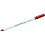edding 4600 textielvilt - bruin - 1 stift - ronde punt 1 mm - textielvilt wasbaar (60 C) voor het versieren van de stof - textielmarker