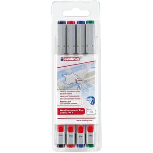 edding 151 F non-permanent Folienstifte-Set 0.6 mm Mehrfarbig
