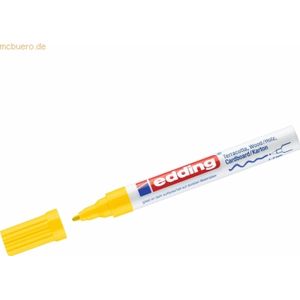 Edding 4040 deco / matlak marker | geel | ronde punt | 1-2 mm