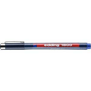 Edding 1800 Precisie fineliner - 0.7mm - Blauw