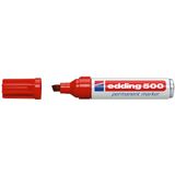 Viltstift edding 500 schuin rood 2-7mm