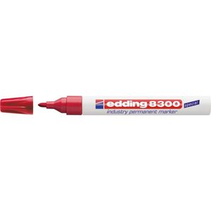 Edding 8300 industriële permanent marker rood (1,5 - 3 mm rond)