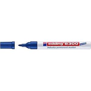 Edding 8300 industri?le permanent marker | blauw | ronde punt | 1,5-3 mm