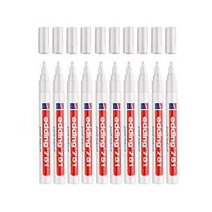 Edding 751 Wit - Lakmarker (10 stuks)