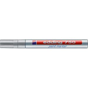 Edding 750 lakmarker zilver (2 - 4 mm rond)