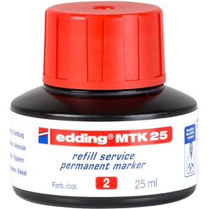 edding Nachfülltinte MTK 25 für Permanent-Marker, rot