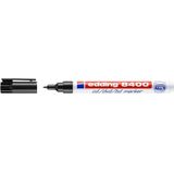 Cd marker edding 8400 rond 0.5-1.0mm zwart | 10 stuks