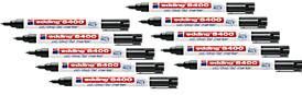 Cd marker edding 8400 rond 0.5-1.0mm zwart | 10 stuks