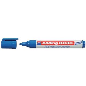 Edding - Viltstift edding 8030 NLS High-Tech marker 1.5-3mm blauw  | 10 stuks