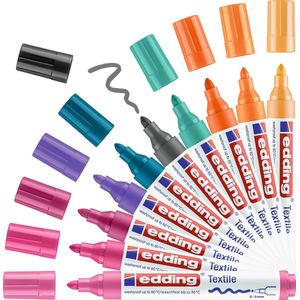 Eddin - Marke - Textielmarker (Veelkleuri - 2 Mm)