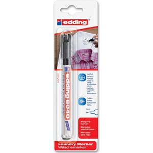 Textielstift met dubbele punt - zwart - lijndikte 2,3 en 3,6 mm Textielstift met dubbele punt - zwart - lijndikte 2,3 en 3,6 mm