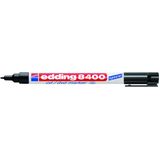 Cd Marker Edding 8400 Rond Zwart 0.5-1.0mm Blister - 10 Stuks