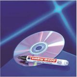 Edding - 8400 - Cd Marker - Rood - 10 Stuks - Ronde Punt - Wrijf- en Watervast
