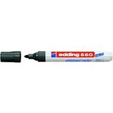 Markeerstift Edding 661 Whiteboard Zwart 10 Stuks