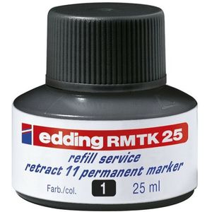 Nachf&#252;lltinte edding RMTK 25 f&#252;r edding Permanentmarker retract 11 25ml schwarz