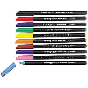 Edding Fasermaler edding 1300 color pen ca. 2mm VE=10 Farben