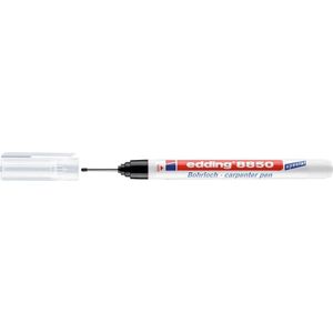 edding 8850 timmermanspen - zwart - 1 stift - ronde punt 1 mm - voor markeringen op lastig bereikbare plekken - extra lange, dunne punt 20 mm