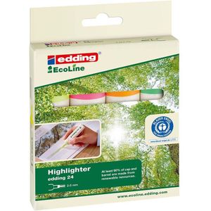 Tekstmarker Edding ekologiczne 4 kleur