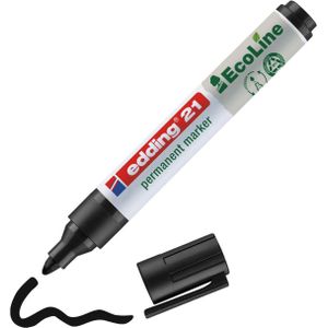 edding 21 EcoLine Permanentmarker 1.5 - 3.0 mm Schwarz