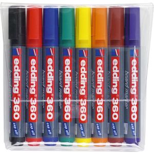 Whiteboardmarker edding 360 rond 1.5-3mm ass | 6 stuks