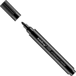 Edding 611-1 Whiteboardmarker Zwart – Fijne Punt 1mm, Geurarm En Ideaal Voor Kinderen En Dagelijks Gebruik
