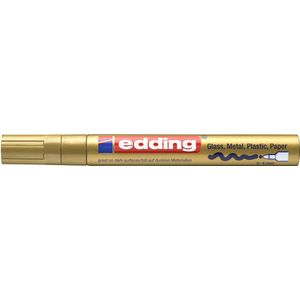 Edding - 750 - Marker - Goud - 4 mm - Glanzende Lakstift