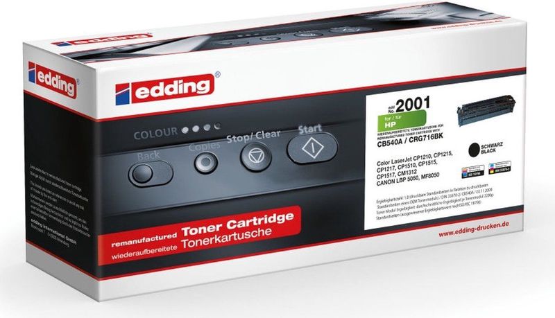 Edding - EDD-2001 - Toner - Zwart - 2.2K