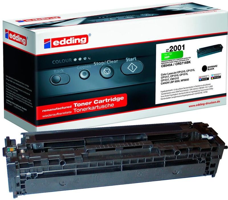 Edding Toner kompatibel mit HP CB540A black