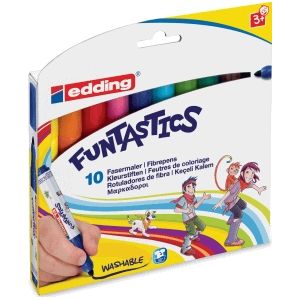 Edding Fasermaler edding 14 Funtastics ca. 3mm VE=10 Farben